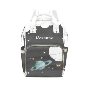 Stars Diaper Bags Backpack with Name Personalized Nursing Nappy Bag Travel Tote Bag Gifts