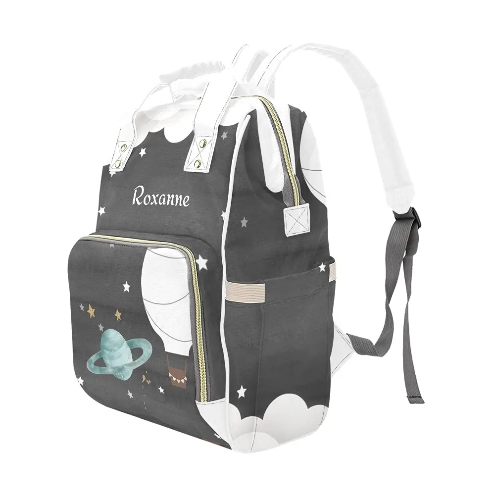 Stars Diaper Bags Backpack with Name Personalized Nursing Nappy Bag Travel Tote Bag Gifts