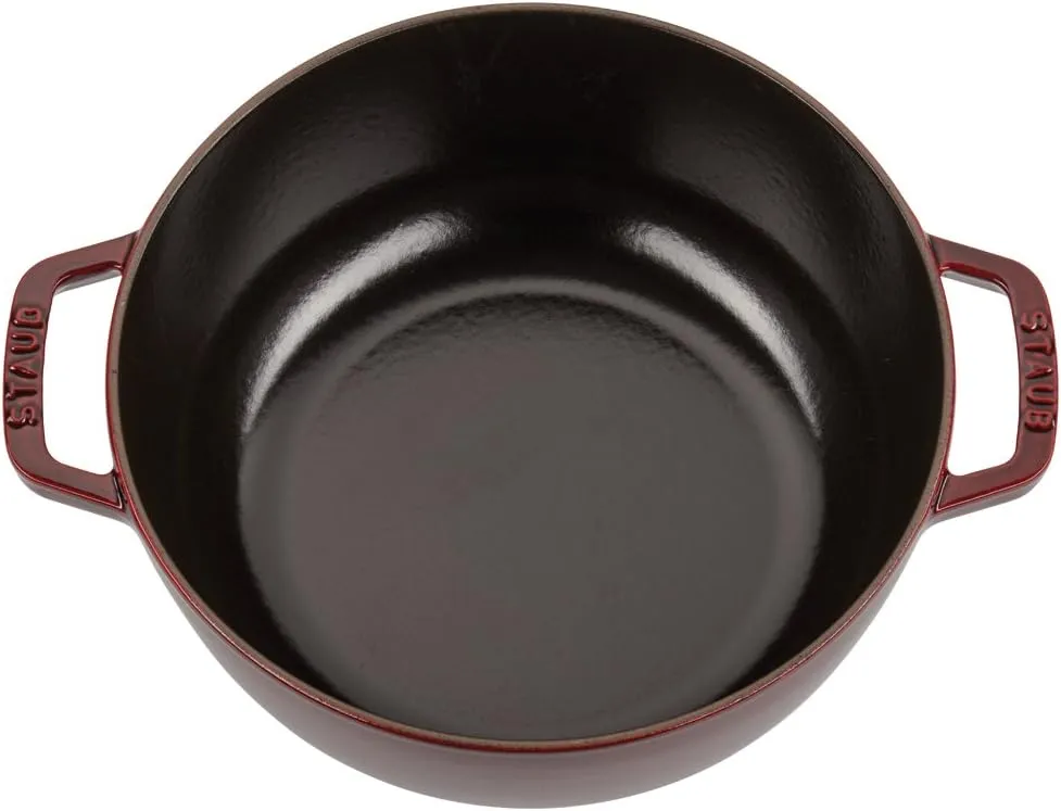 Staub Cast Iron 3.75-qt Essential French Oven - Grenadine, Made in France