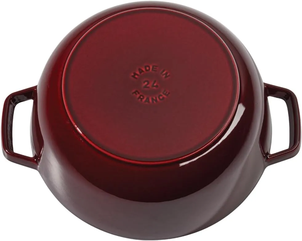 Staub Cast Iron 3.75-qt Essential French Oven - Grenadine, Made in France