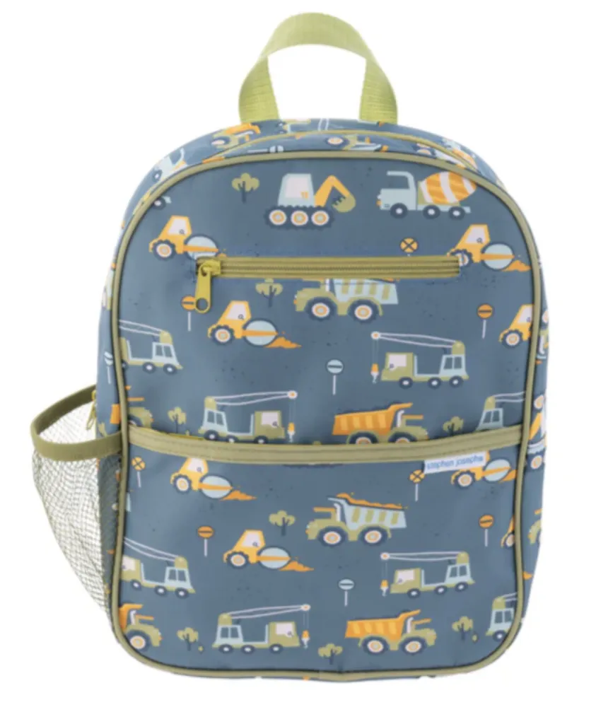 Stephen Joseph Junior Backpack - CONSTRUCTION - NEW
