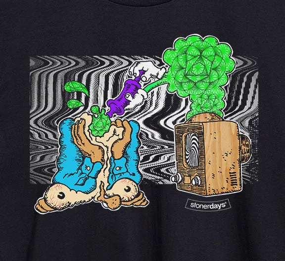 StonerDays Mind Control Blue Tie Dye Tee