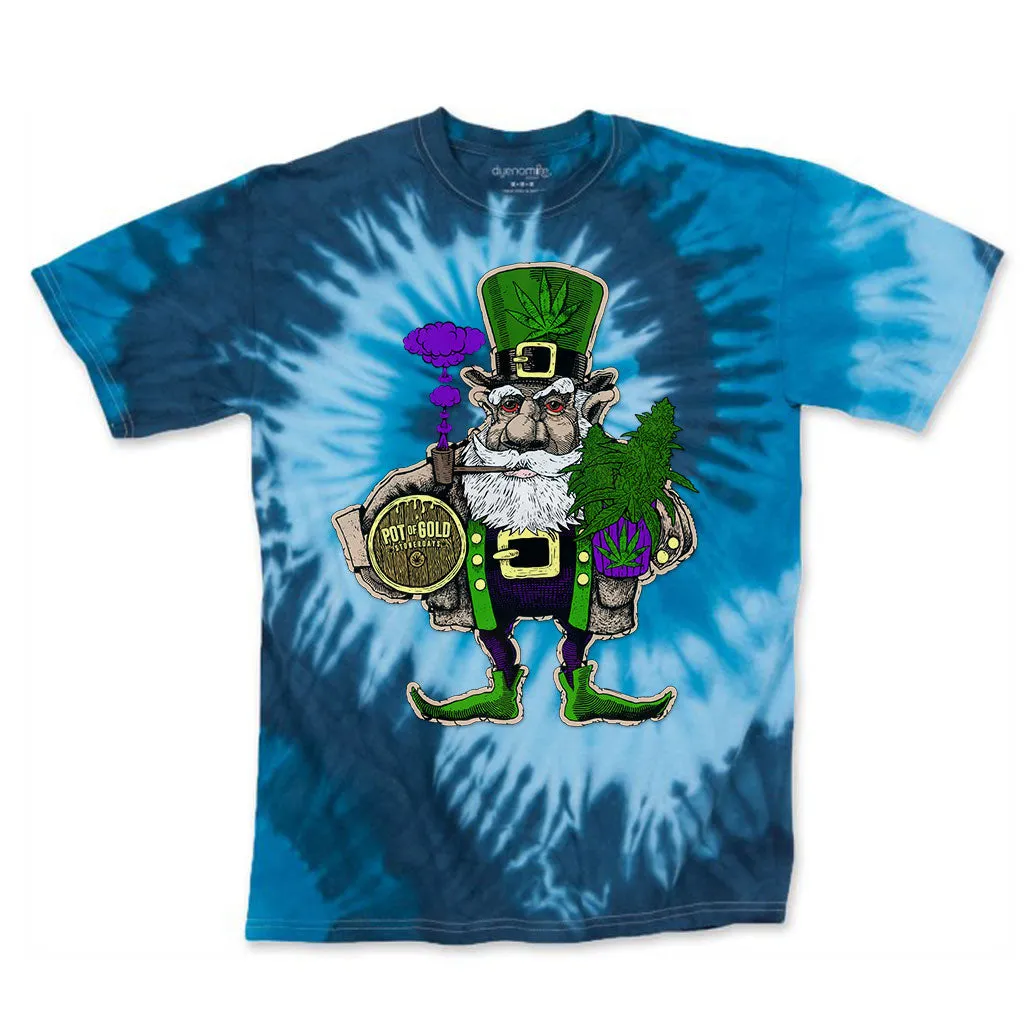 StonerDays Pot Of Gold Blue Tie Dye