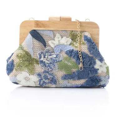 Stunning Floral Sequined Clutch (4132) - Mr Joe