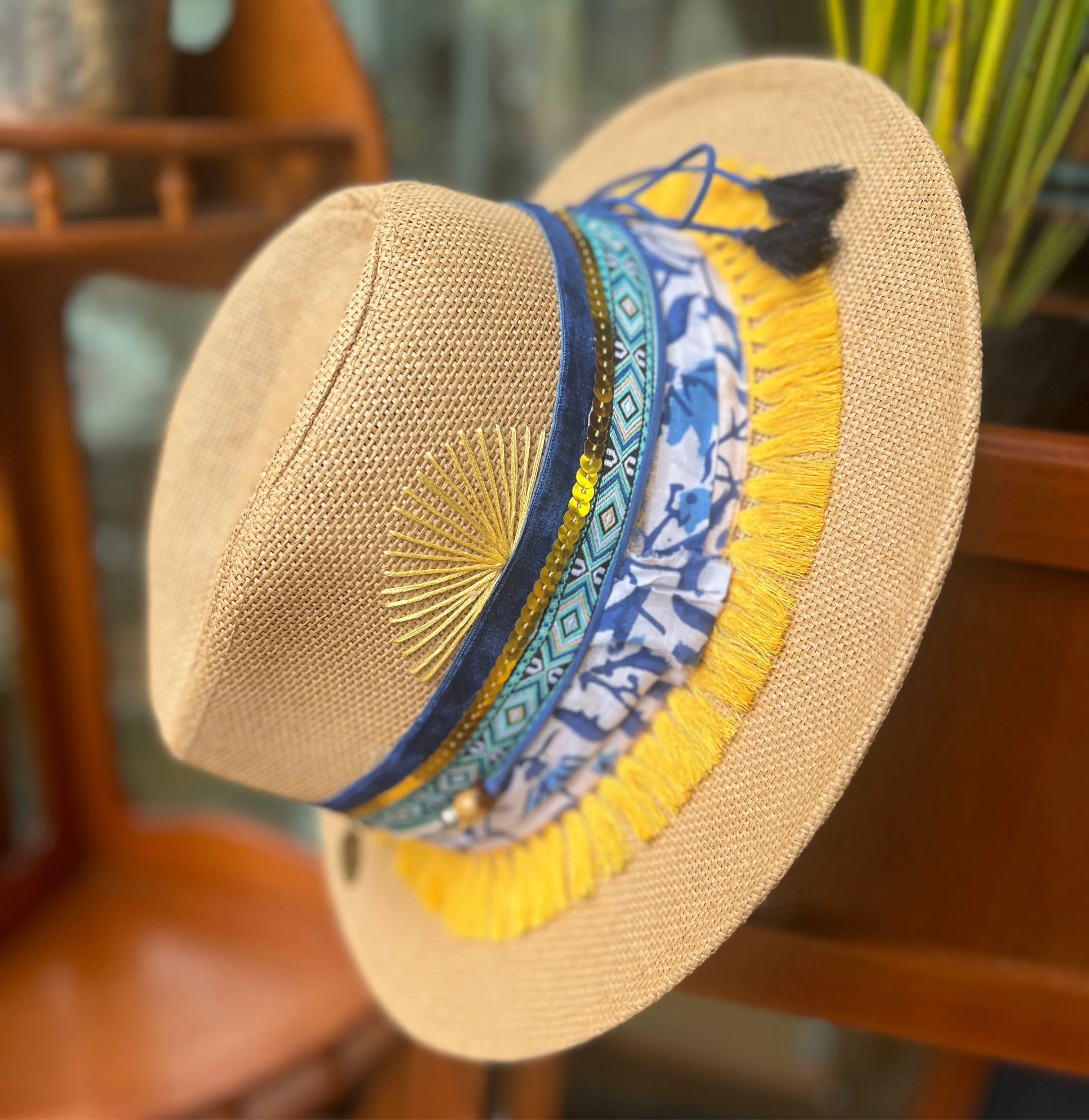 Summer in Cypres Panama Hat [biscuit]