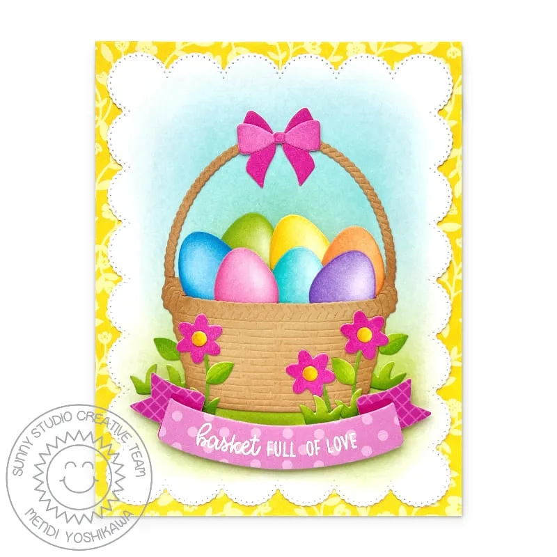 Sunny Studio - Wicker Basket Dies