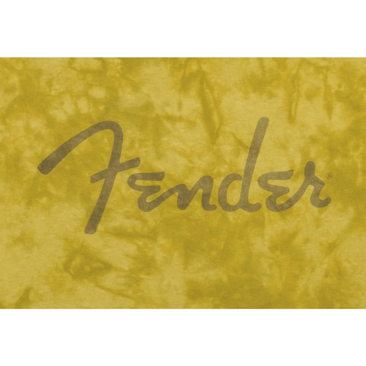 T-shirt Fender Spaghetti Logo Tie-Dye  Mustard, S 9122431306