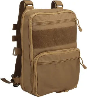 Tactical MOLLE Flatpack D3 Backpack Expansible Hydration Carrier Softback for Chest Rig Airsoft Vest