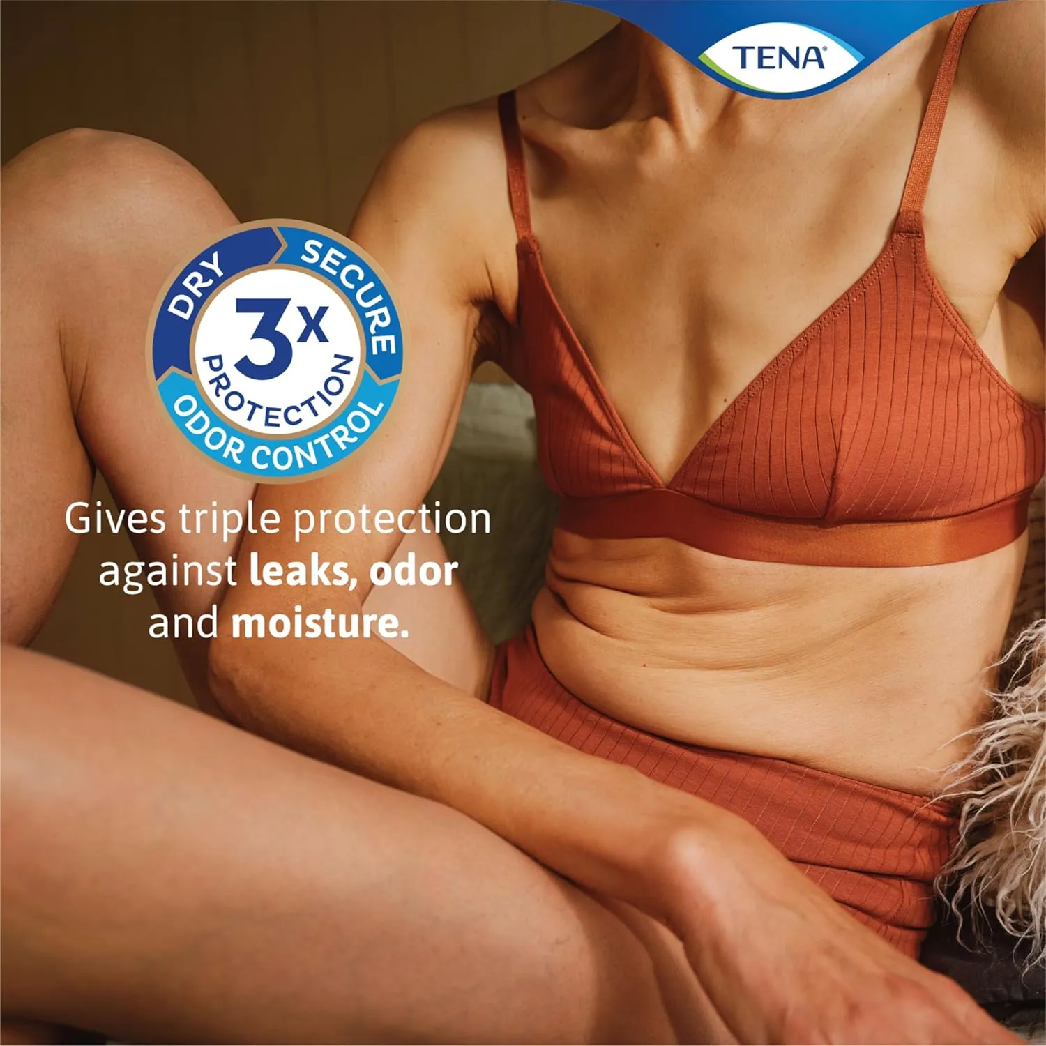 Tena Sensitive Care Extra Coverage Moderate Absorbency Incontinence Bladder Control Pad, 180 count