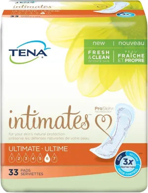 TENA Sensitive Care Ultimate Pads, Regular Length,(3 Packs- 99 Total)