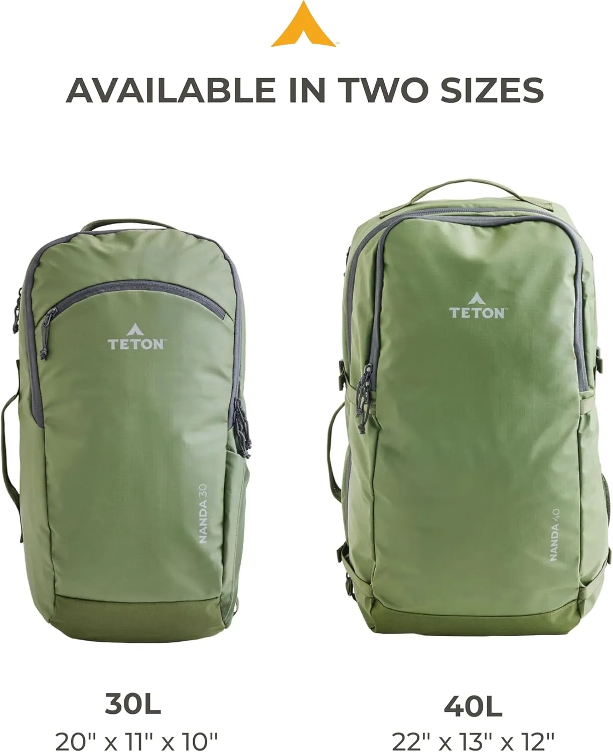 Teton Nanda Travel Backpack, Carry-on Bag, Concealed Laptop Pocket, Hydration Sleeve, Women Kids or Men, Business or College
