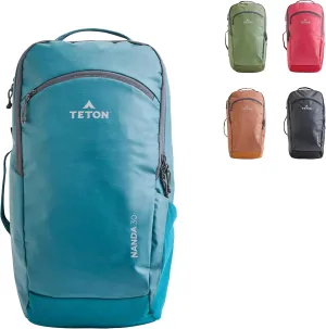 Teton Nanda Travel Backpack, Carry-on Bag, Concealed Laptop Pocket, Hydration Sleeve, Women Kids or Men, Business or College