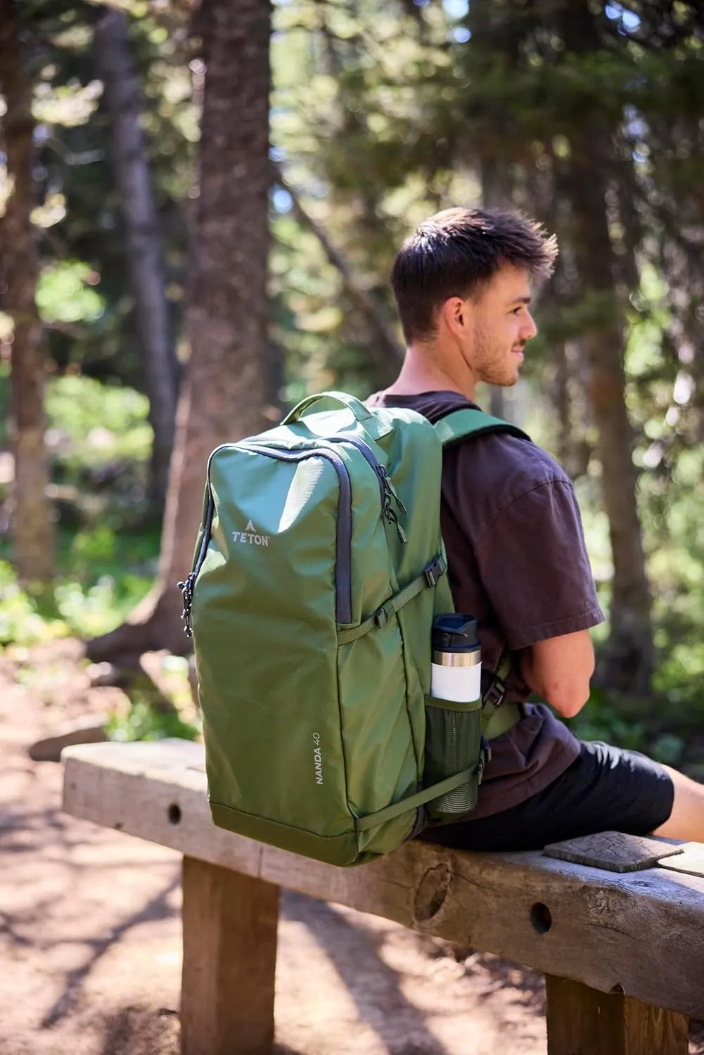 Teton Nanda Travel Backpack, Carry-on Bag, Concealed Laptop Pocket, Hydration Sleeve, Women Kids or Men, Business or College