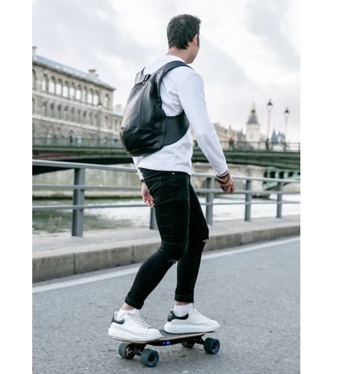 The Original Vegan Leather Backpack | Black