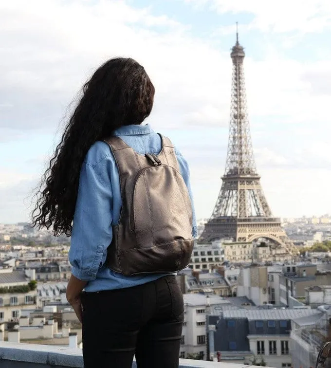 The Original Vegan Leather Backpack | Bronze