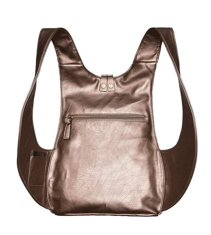 The Original Vegan Leather Backpack | Bronze