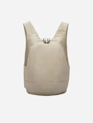 The Original Vegan Leather Backpack | Light Grey