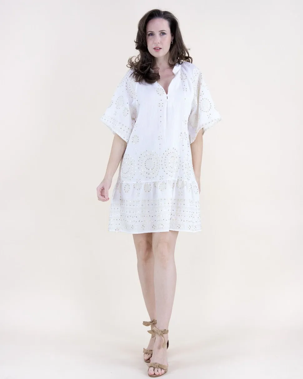 The Sasha Mini Dress - White