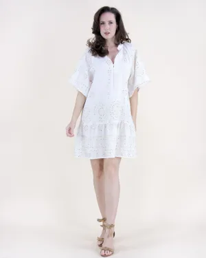 The Sasha Mini Dress - White