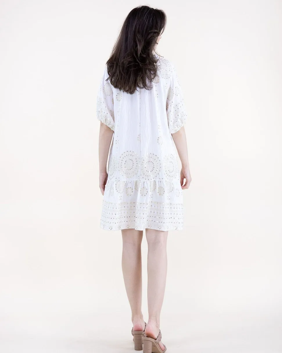 The Sasha Mini Dress - White