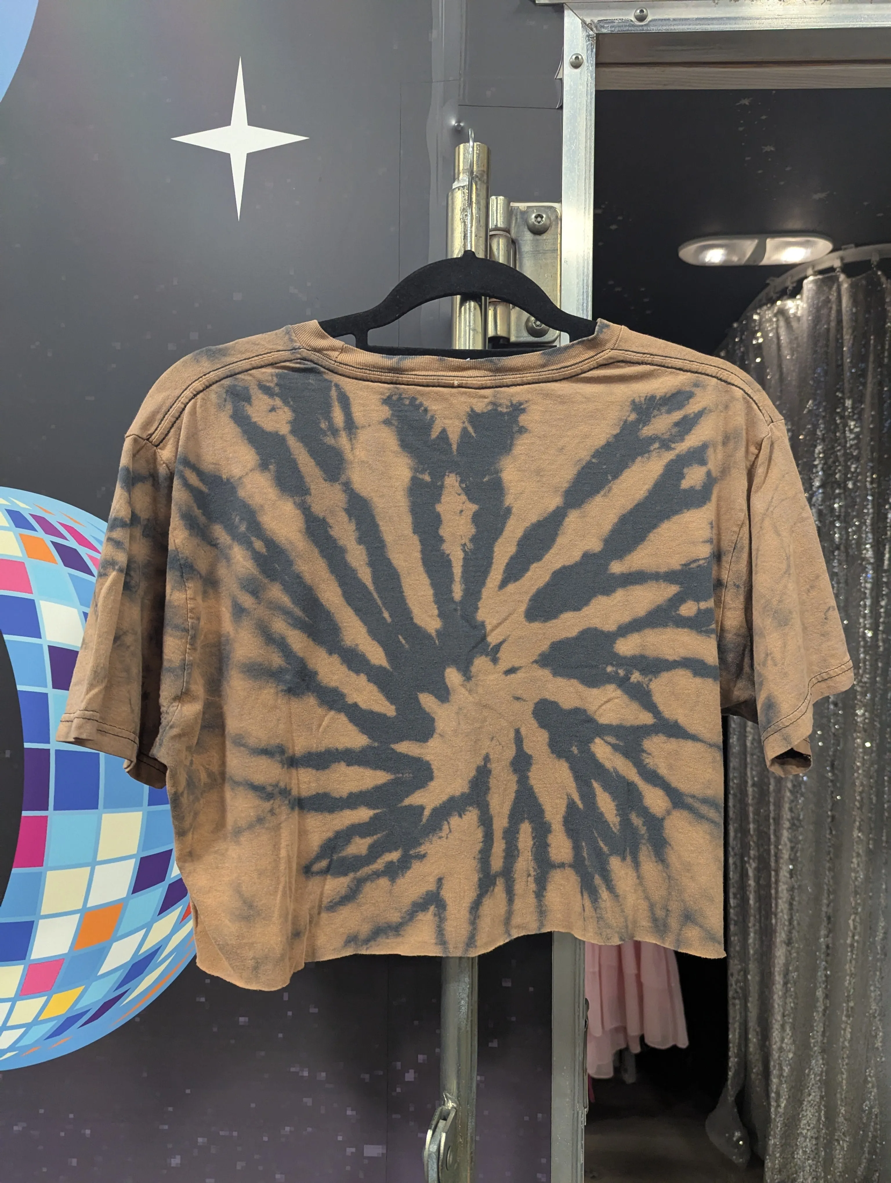 The Who Bleach Dyed Cropped T-Shirt