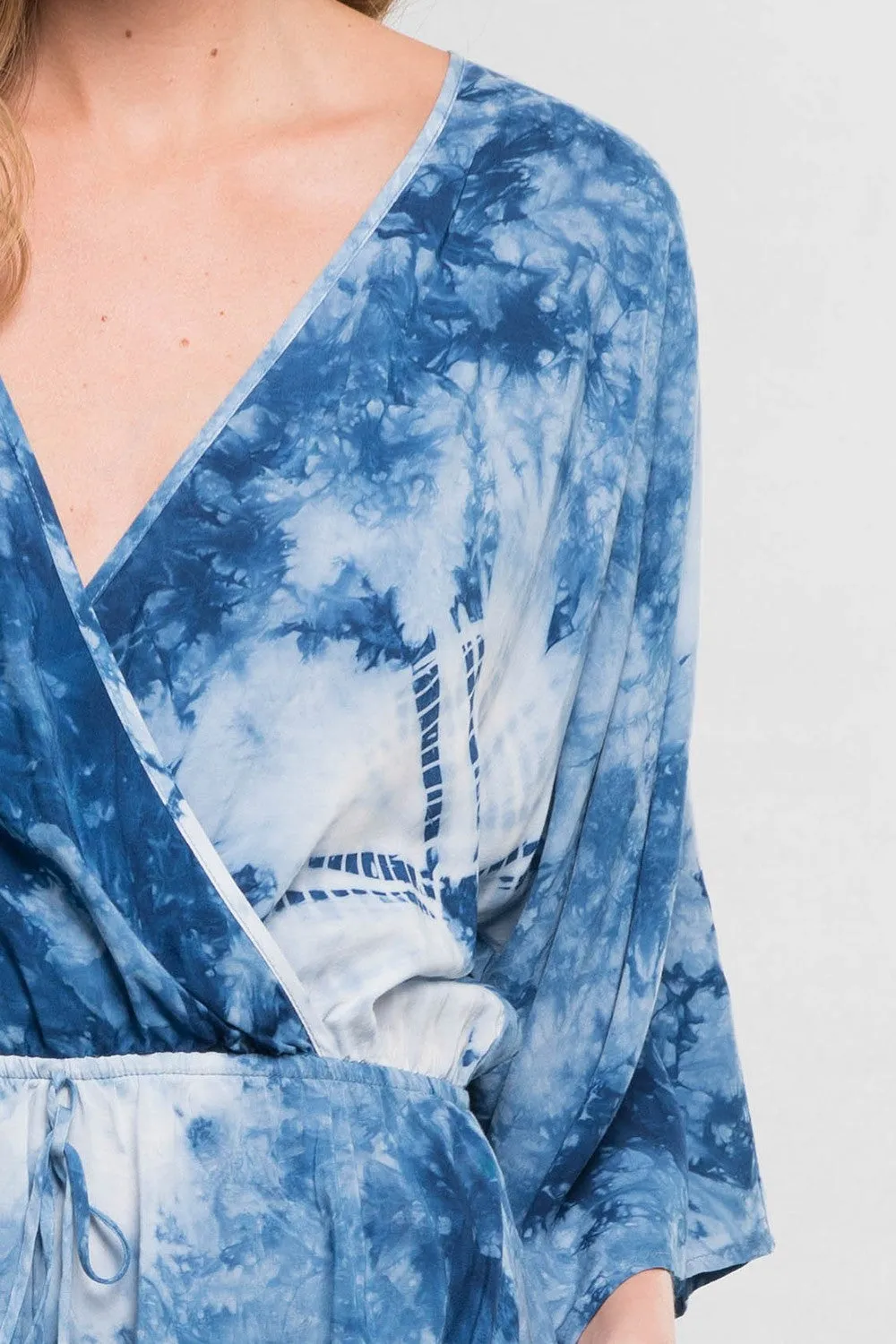 Tie Dye Kimono Romper