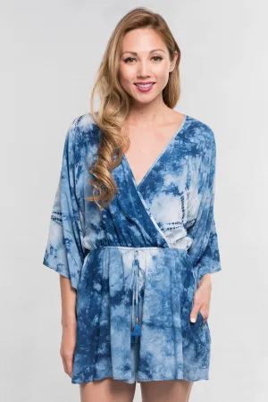 Tie Dye Kimono Romper