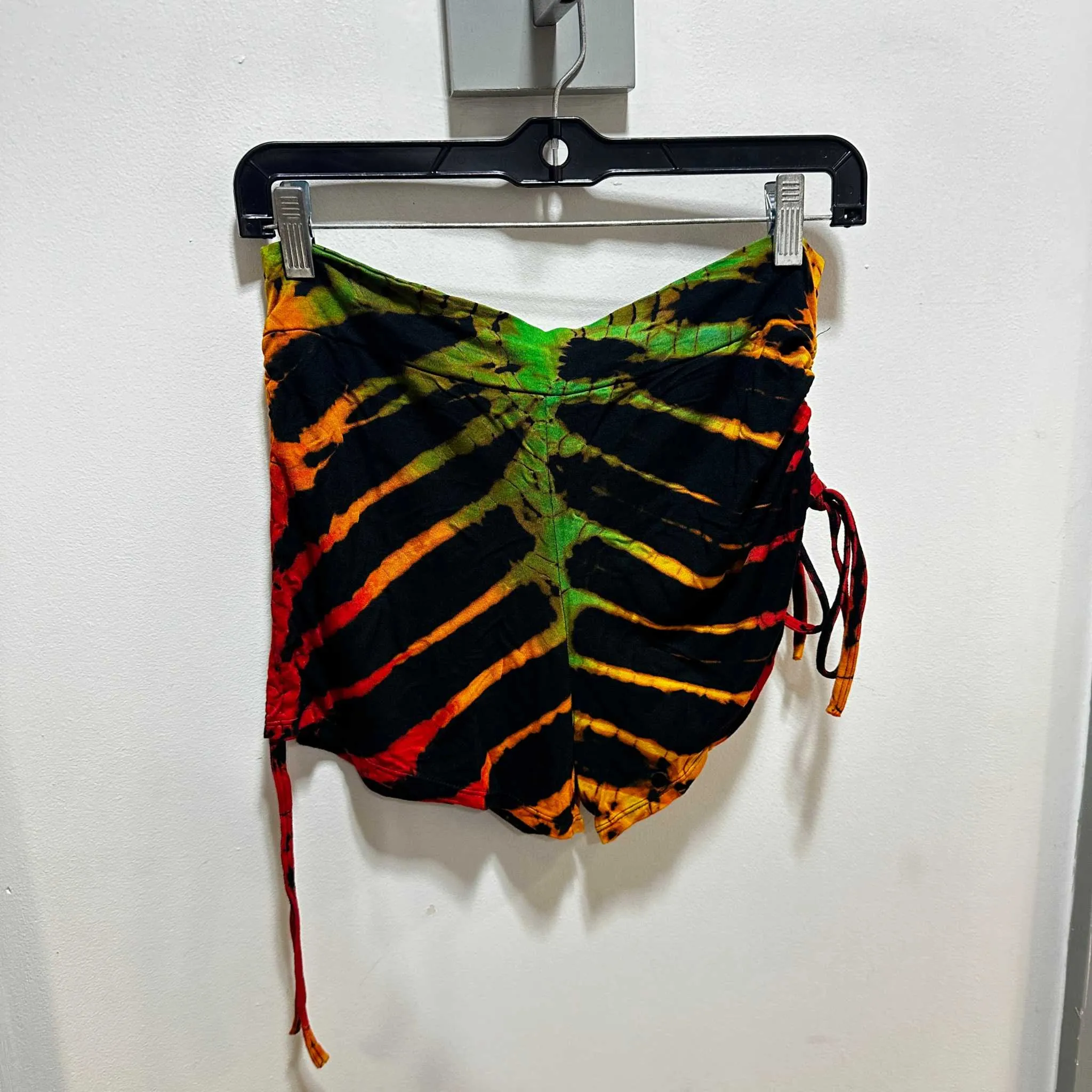 Tie-dye Ruche Booty Shorts
