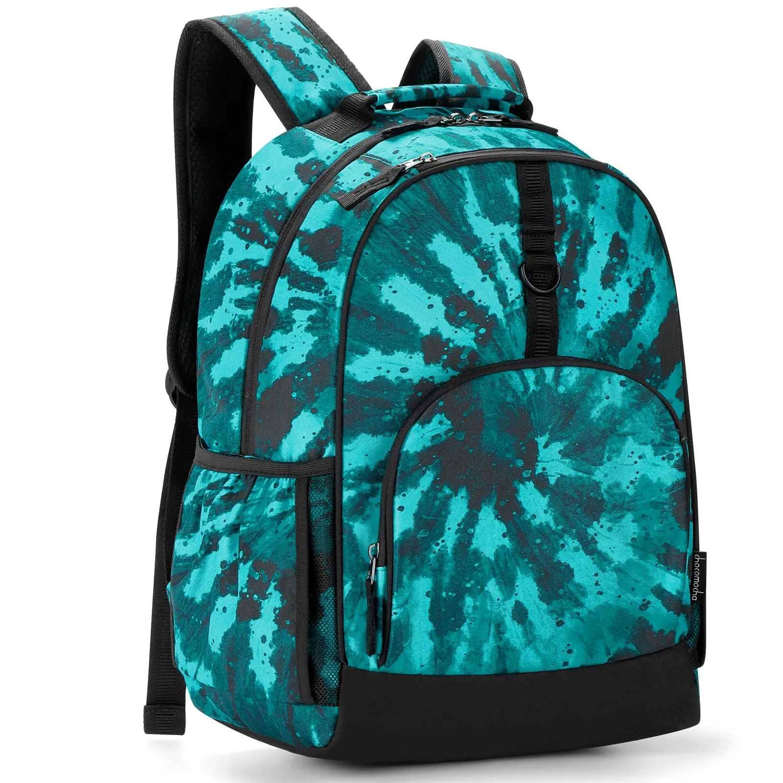 Tie Dye Swirl Black Backpack