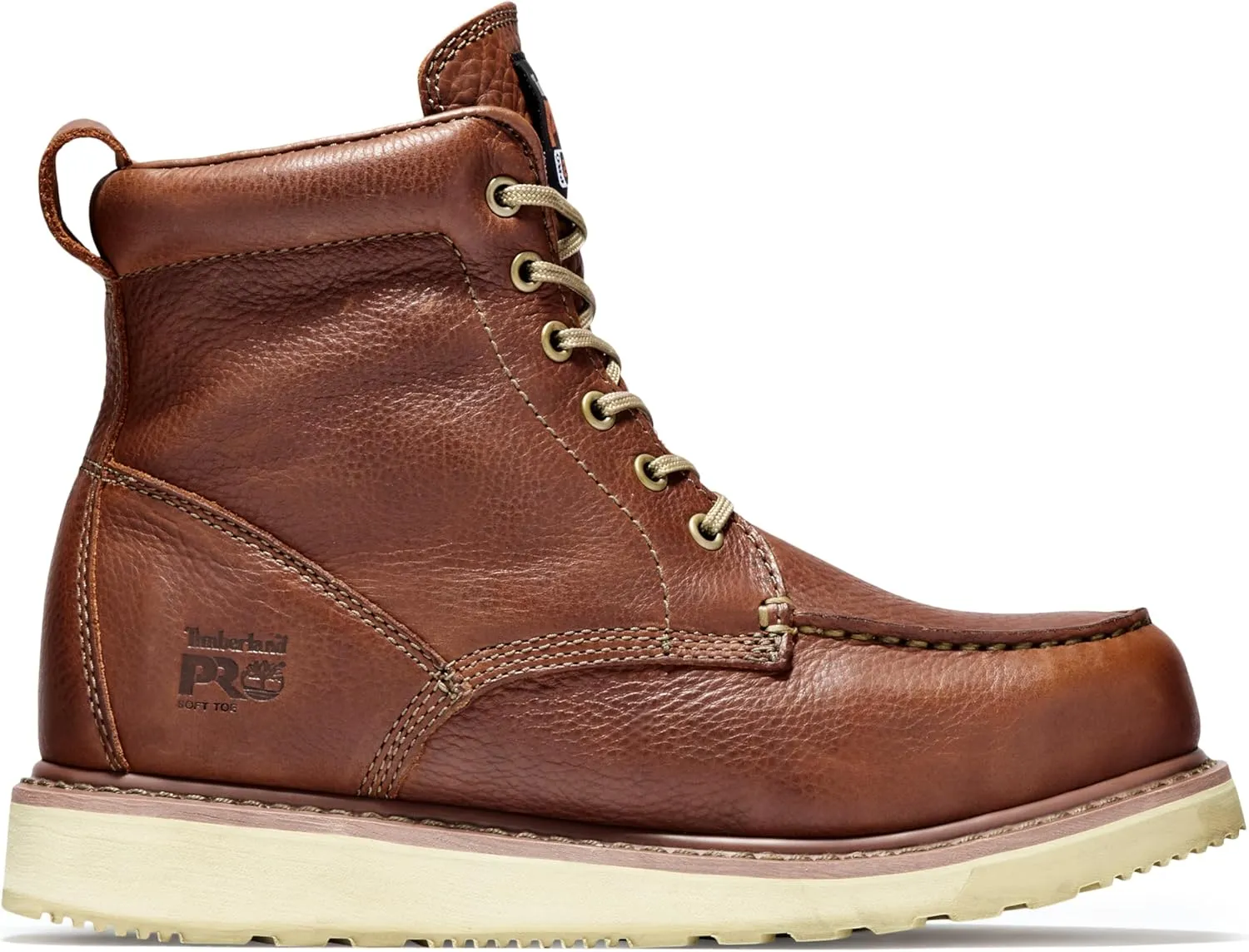Timberland PRO Unisex-Adult Pro Wedge 6 Inch Moc Soft Toe Industrial Work Boot