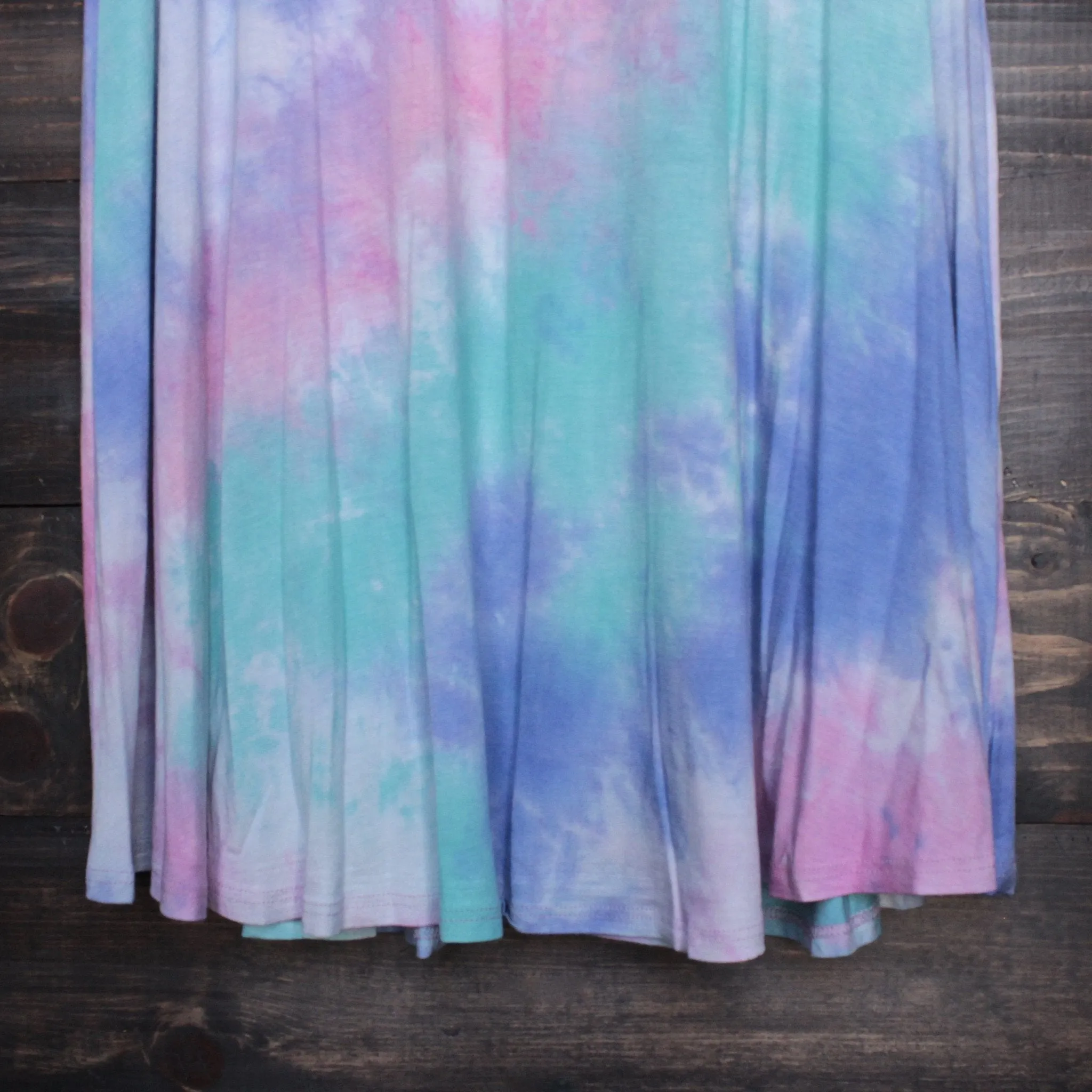 To Dye For T-Shirt Tank Dress in Purple Tie Dye