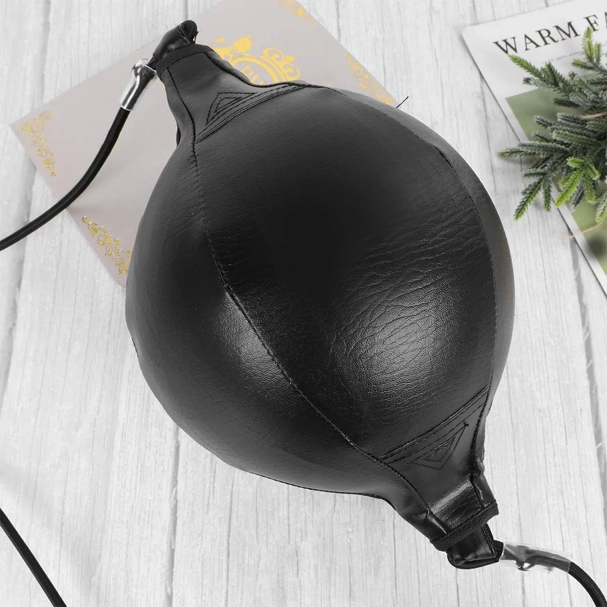 TOCO FREIDO Double End Punching Ball, Speed Bag with Difficulty Levels Boxing Reflex Ball with Headband, Perfect for Reaction, Agility, and Hand Eye Coordination Training