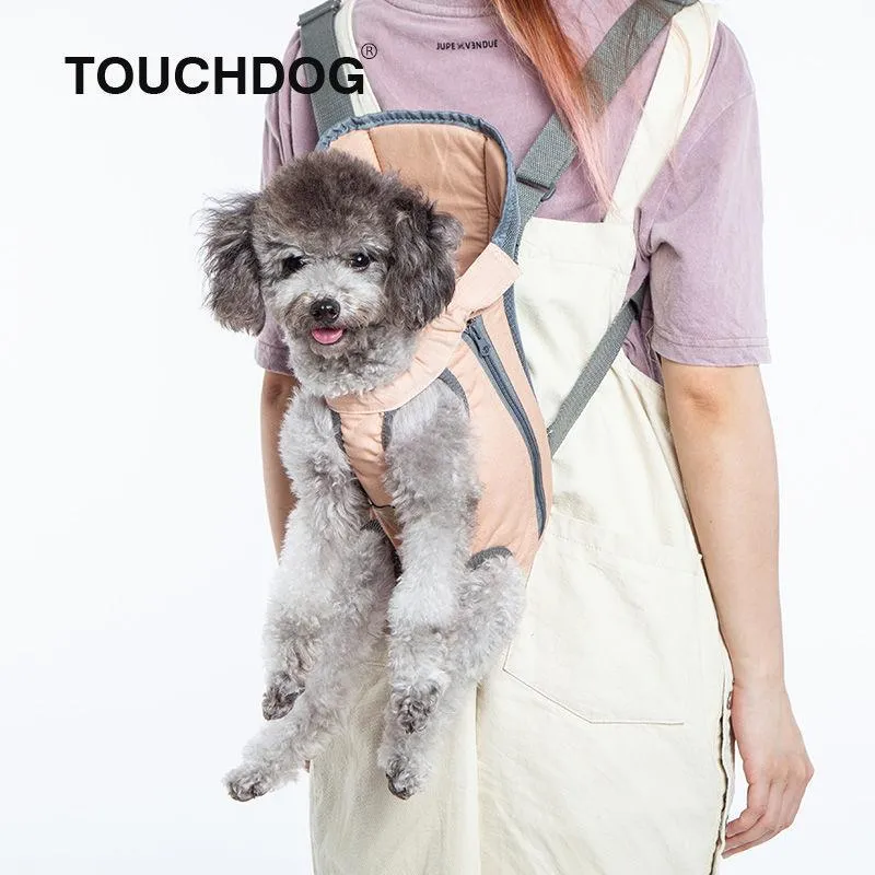 Touchdog  'Wiggle-Sack' Fashion Designer Front and Backpack Dog Carrier