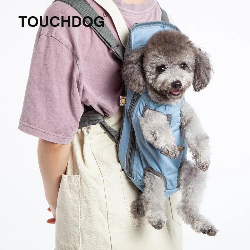 Touchdog  'Wiggle-Sack' Fashion Designer Front and Backpack Dog Carrier