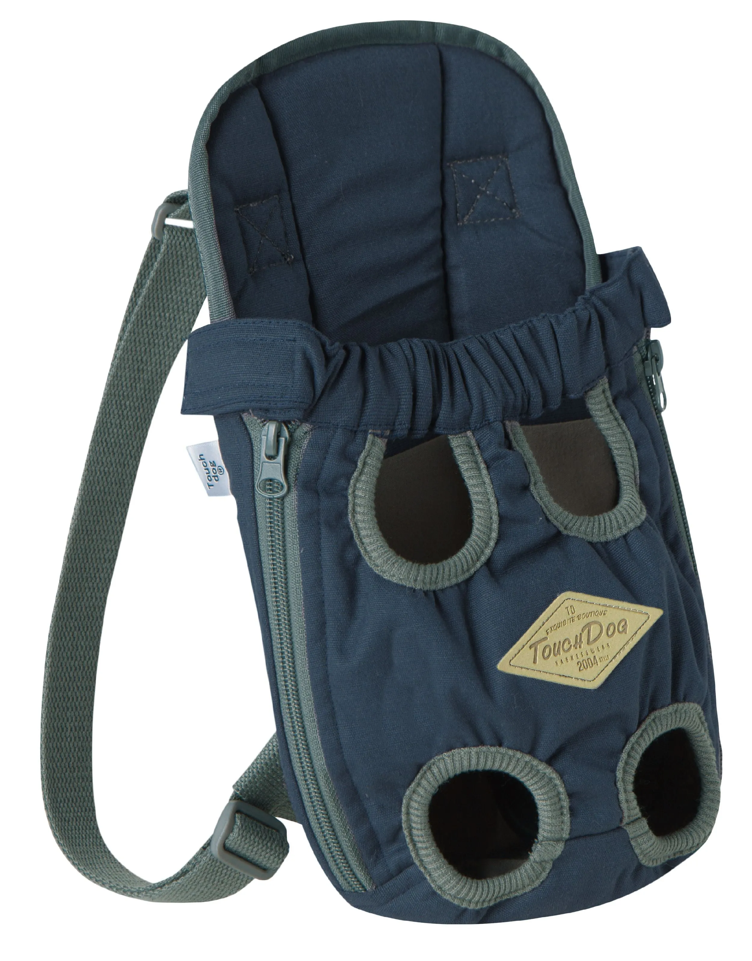Touchdog  'Wiggle-Sack' Fashion Designer Front and Backpack Dog Carrier