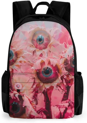 Travel Backpack for Men Women 15.6 Inch Laptop Backpack Red Abstract Blur Carry On Backpack Work Business Backpacks, 42x30.5cm, Style
