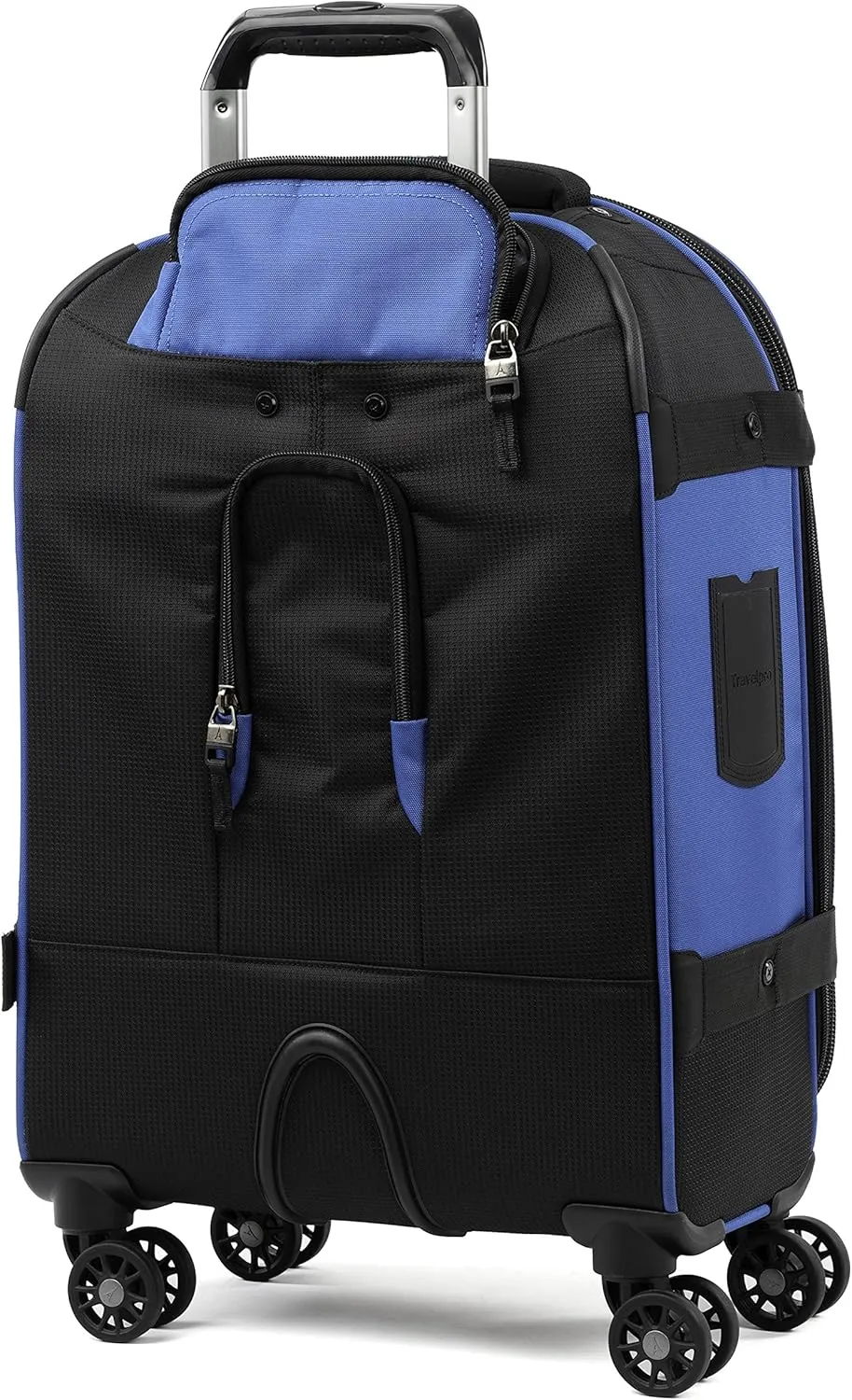Travelpro Bold Softside Expandable Carry on Spinner Luggage, Carry on 21-Inch, Blue/Black