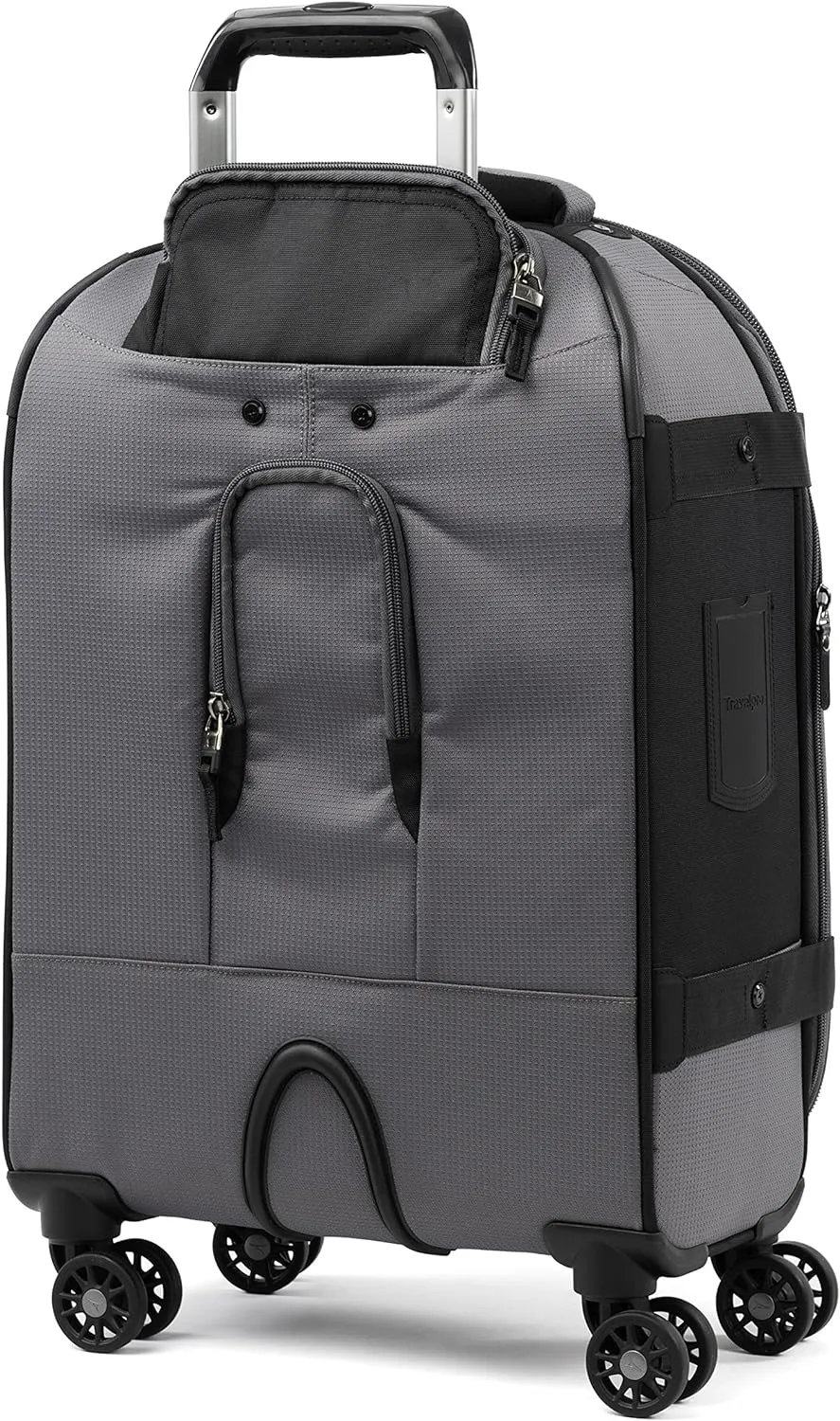 Travelpro Bold Softside Expandable Carry on Spinner Luggage, Carry on 21-Inch, Grey/Black