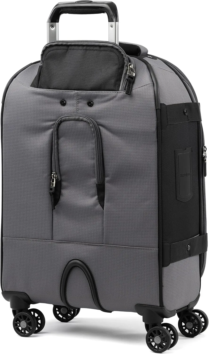 Travelpro Bold Softside Expandable Carry on Spinner Luggage, Carry on 21-Inch, Grey/Black