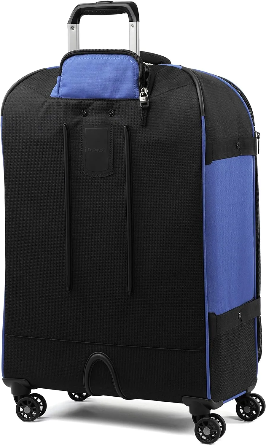 Travelpro Bold Softside Expandable Check in Spinner Luggage, Check in 26-Inch, Blue/Black