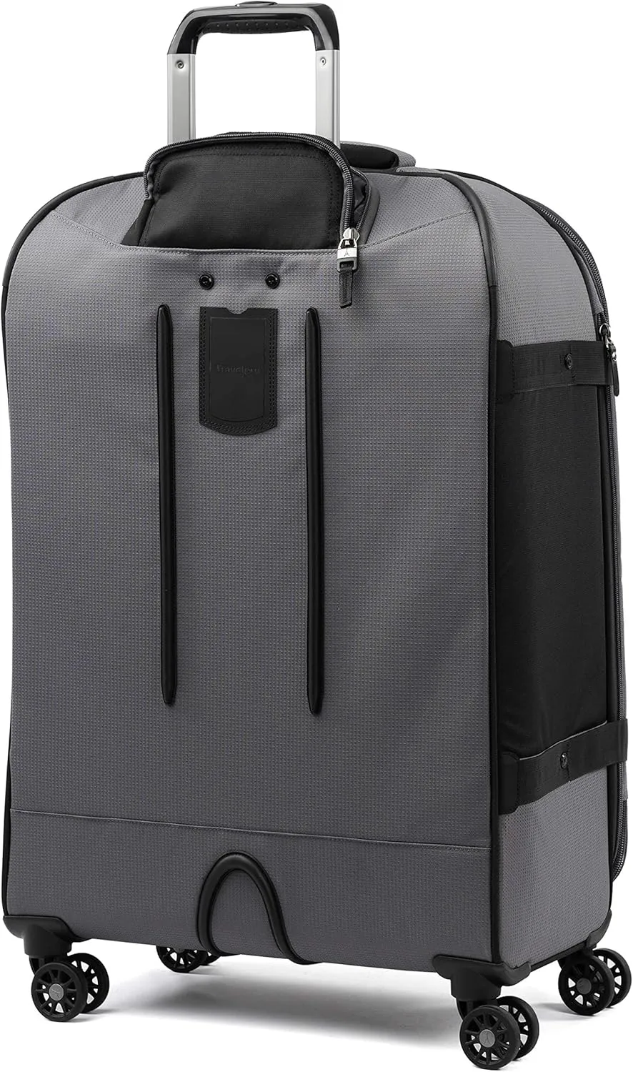 Travelpro Bold Softside Expandable Check in Spinner Luggage, Check in 26-Inch, Grey/Black