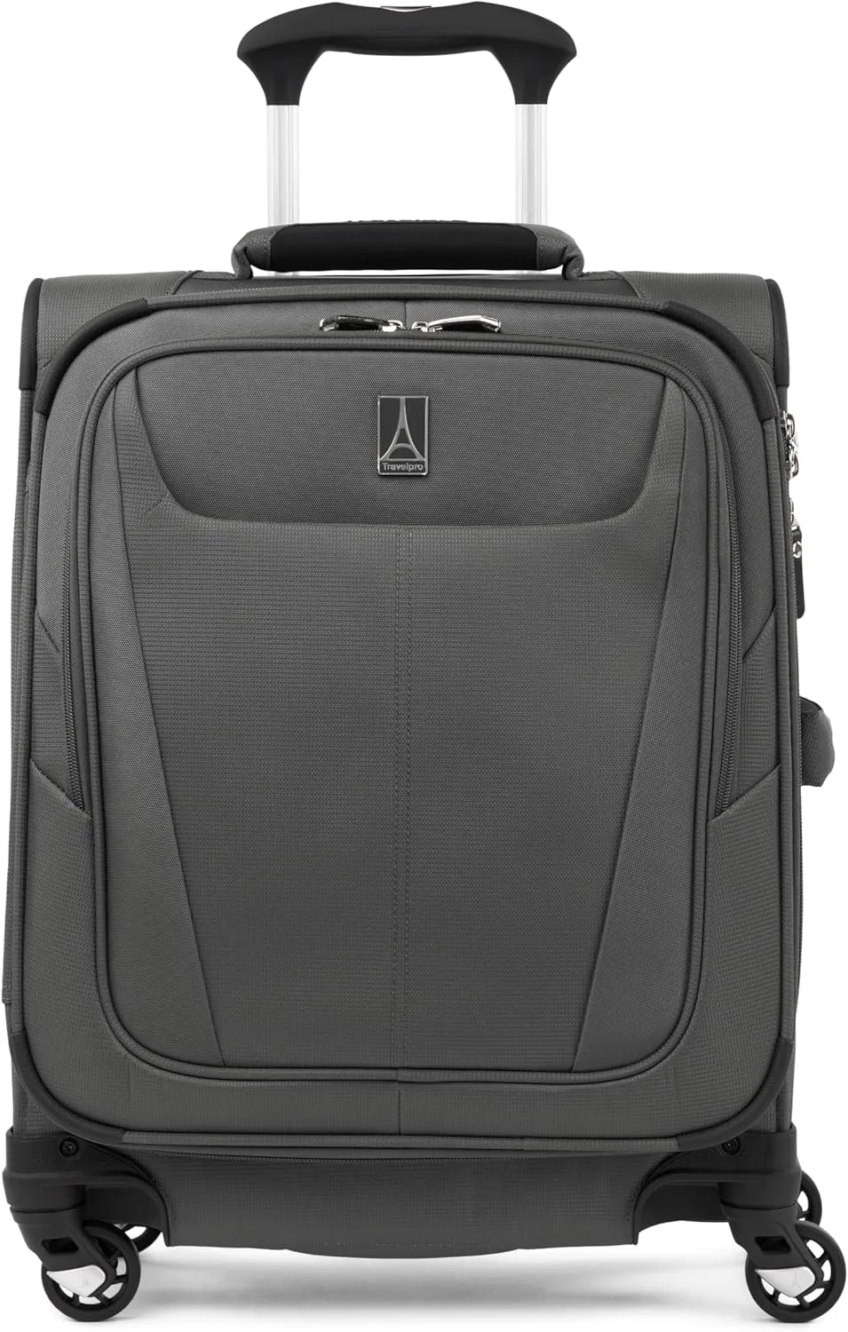 Travelpro Maxlite 5 Softside Expandable Carry on Luggage with 4 Spinner Wheels, Lightweight Suitcase, Men and Women, International, Shadow Grey, Carry on 19-Inch