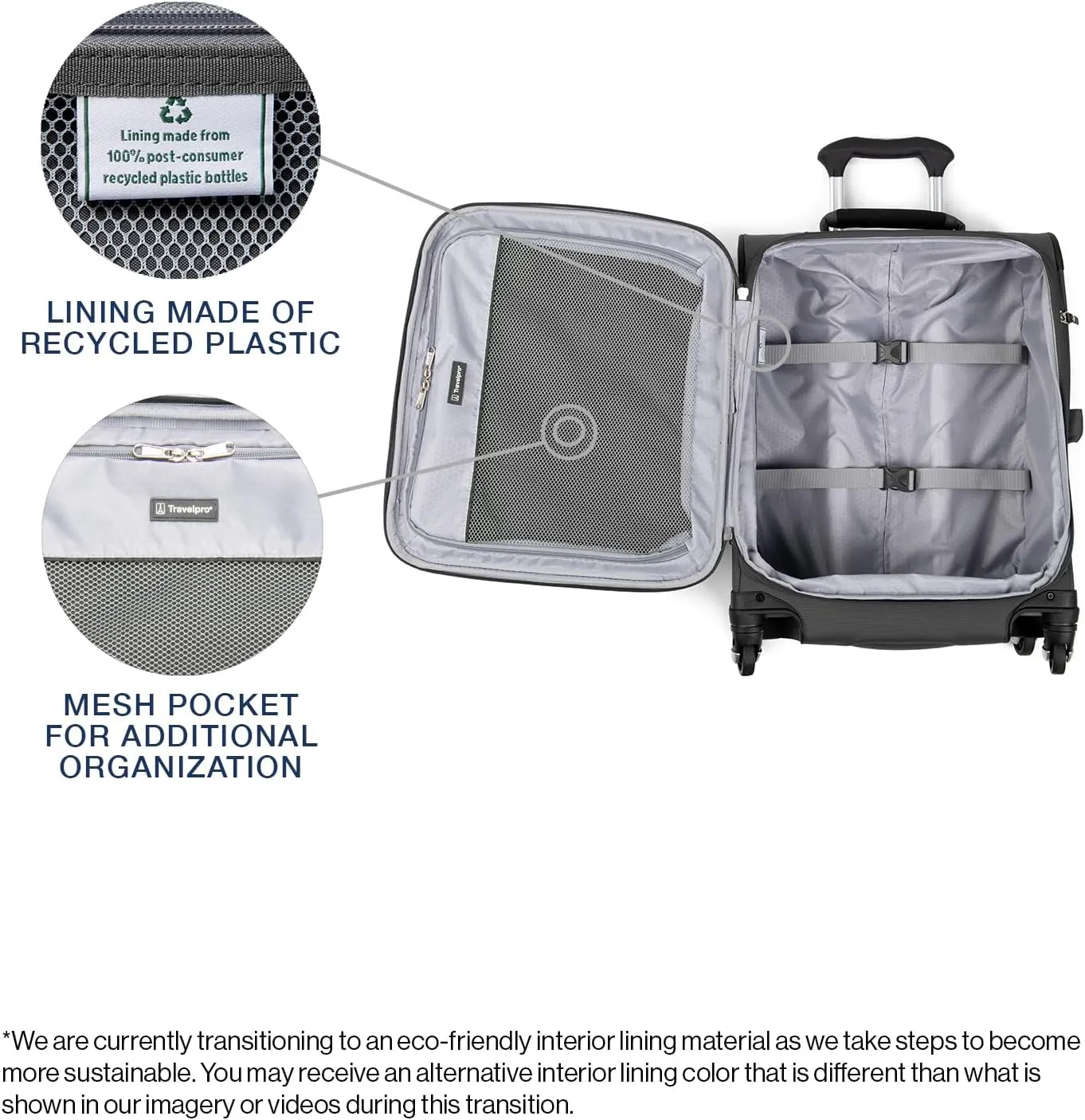 Travelpro Maxlite 5 Softside Expandable Carry on Luggage with 4 Spinner Wheels, Lightweight Suitcase, Men and Women, International, Shadow Grey, Carry on 19-Inch