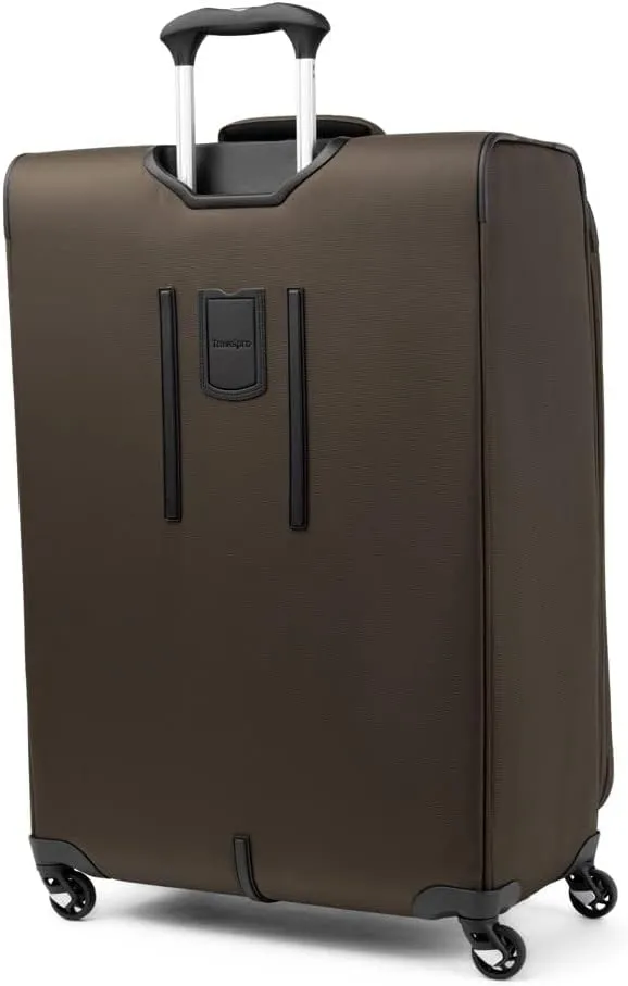 Travelpro Maxlite 5 Softside Expandable Checked Luggage with 4 Spinner Wheels, Lightweight Suitcase, Men and Women, Mocha, Checked Large 29-Inch