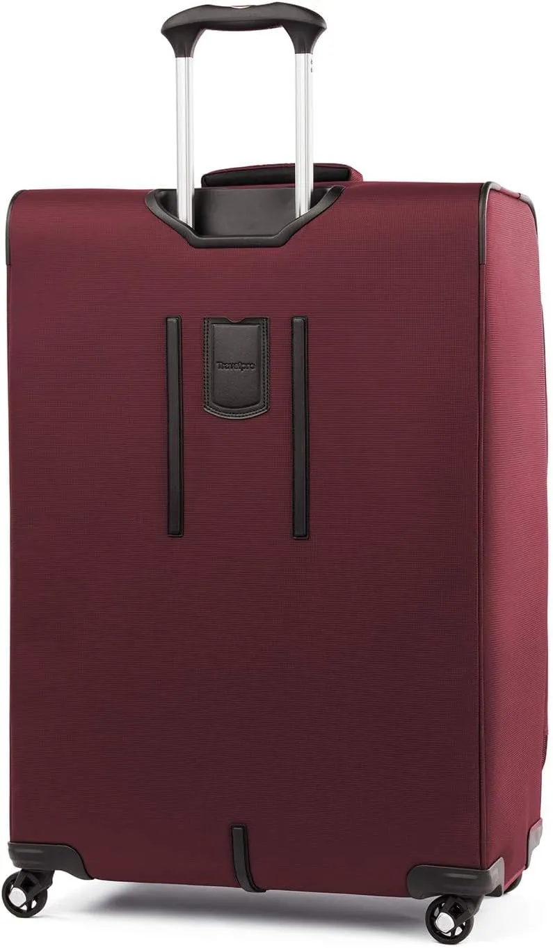 Travelpro Maxlite 5 Softside Expandable Luggage with 4 Spinner Wheels, Lightweight Suitcase, Men and Women, Burgundy, 2-Piece Set (21/25)
