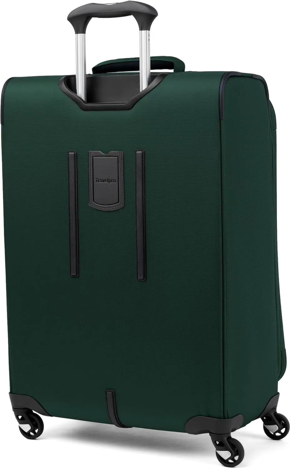 Travelpro Maxlite 5 Softside Expandable Luggage with 4 Spinner Wheels, Lightweight Suitcase, Men and Women, Forest Green, Checked-Medium 25-Inch