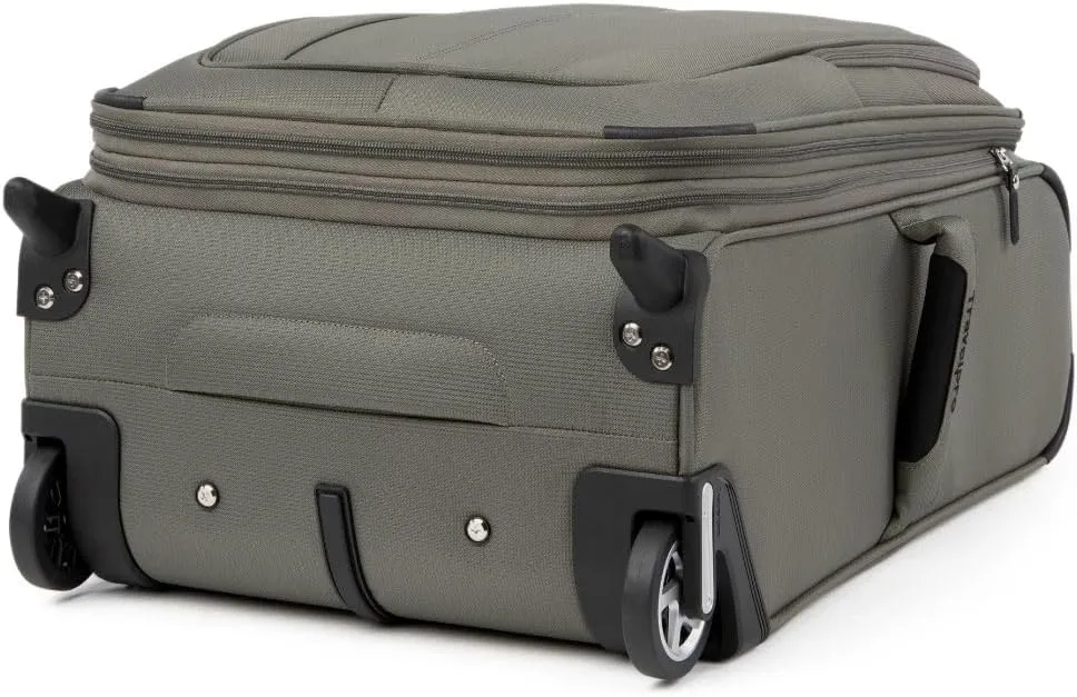 Travelpro Maxlite 5 Softside Expandable Upright 2 Wheel Carry on Luggage, Lightweight Suitcase, Men and Women, Slate Green, Carry On 22-Inch