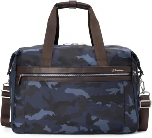 Travelpro Platinum Elite Carry on Soft Travel Duffel Bag, Weekender, Gym Bag, Men and Women, Navy Camouflage, 19 Inch