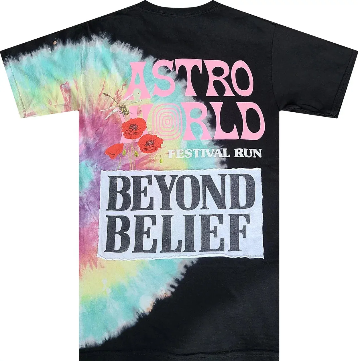 Travis Scott Astroworld Festival Run Tie Dye Tee