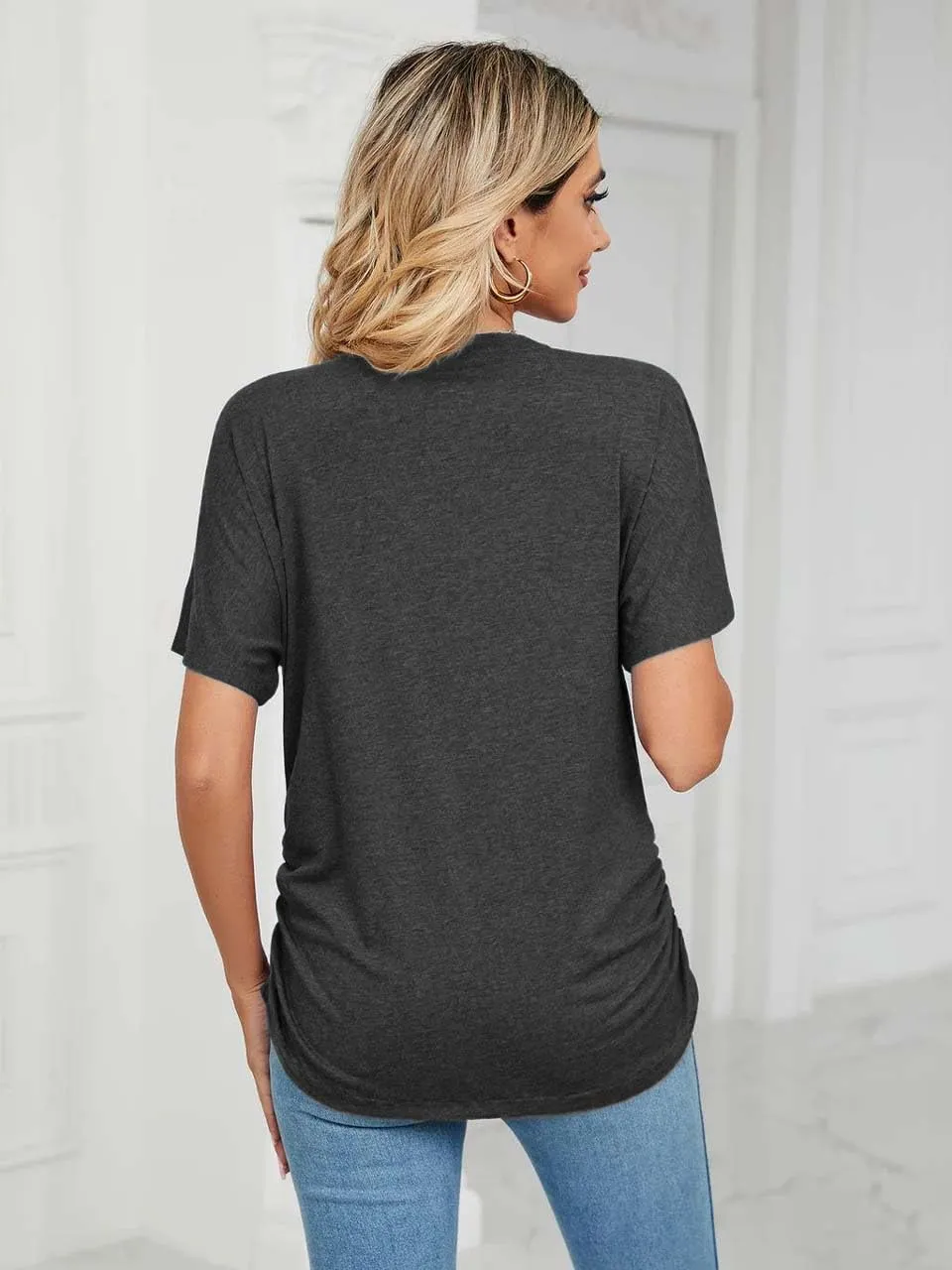 Try That in A Small Town Shirt Women Vintage Country Music T Shirts Rock Band Tees Short Sleeve Tops